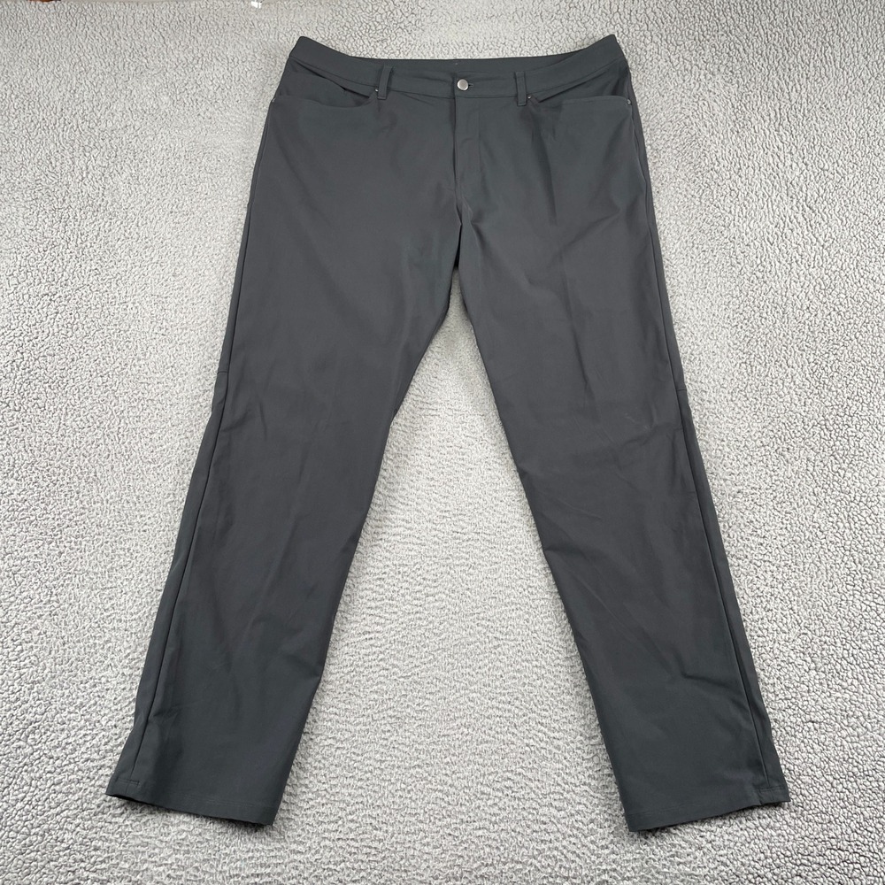Lululemon Pants Mens 40 Black ABC Pant Classic Fit Warpstreme Stretch Casual